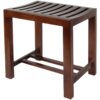 Elderly bath stool, household non-slip bathroom stool, bathroom solid wood stool, shower room anti-corrosion stool, bath chair