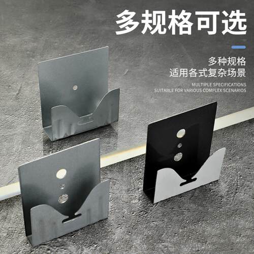 卫浴镜子玻璃挂片强力免钉胶相框配件家具五金连接片燕尾挂钩 - 图0
