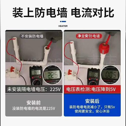 适用海尔小厨宝防电墙隔电墙通用型配件大全防漏电专用安全接头 - 图2