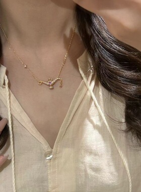 法式复古粉色爱心阿拉丁神灯吊坠