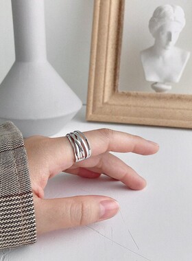 新款复古不规则波浪金钻风简约女