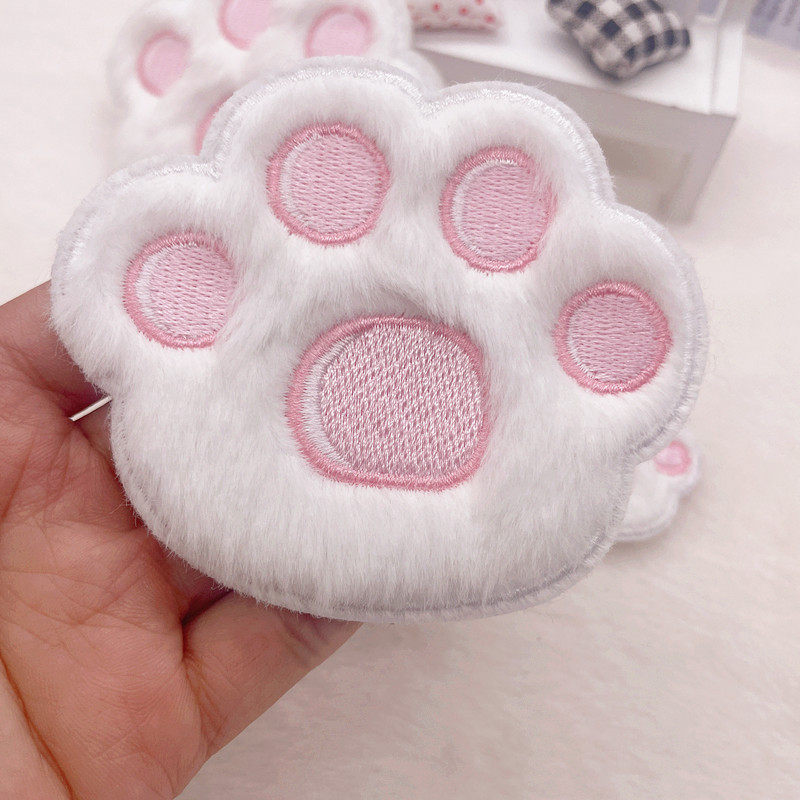 卡通毛绒爪子刘海贴女式碎发发贴百搭可爱刺绣刘海贴固定碎发,淘宝优惠券,粉丝福利购,淘宝优惠卷