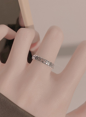 铜钱环绕轻奢小众设计食指转运