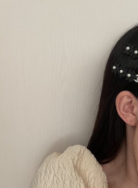 vanilla边夹亚克力甜美边夹花朵