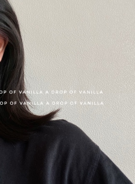 耳钉VANILLA银经典款简约无女