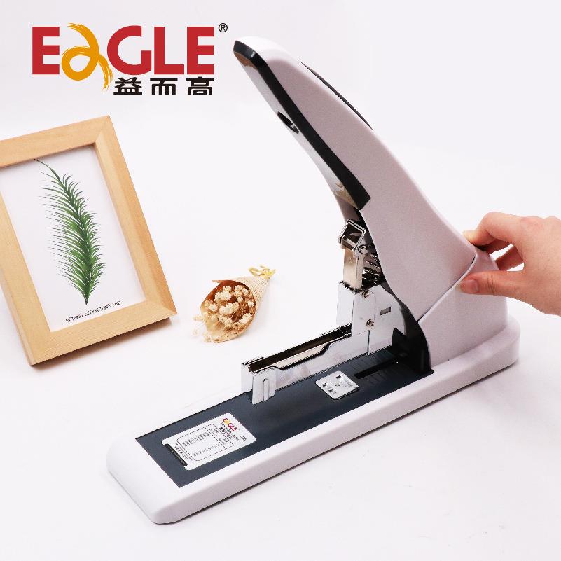 Yiergao all-steel large labor-saving stapler thick-layer 200-page heavy-duty stapler for office financial files