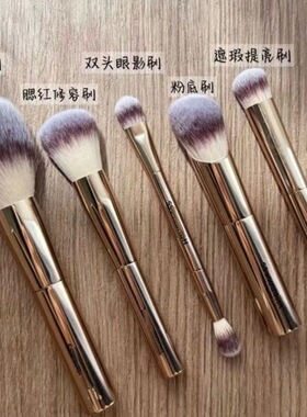 大牌轻奢化妆刷套装散粉刷眼影刷腮红刷粉底刷遮瑕刷软毛刷子全套