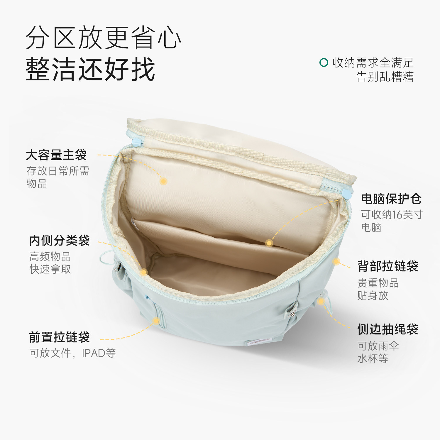 热风通勤双肩包女大容量电脑包户外登山背包翻盖旅行包大学生书包