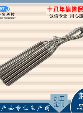高品质单头模具大功率加热棒不锈钢高温干烧加热管热流道发热管