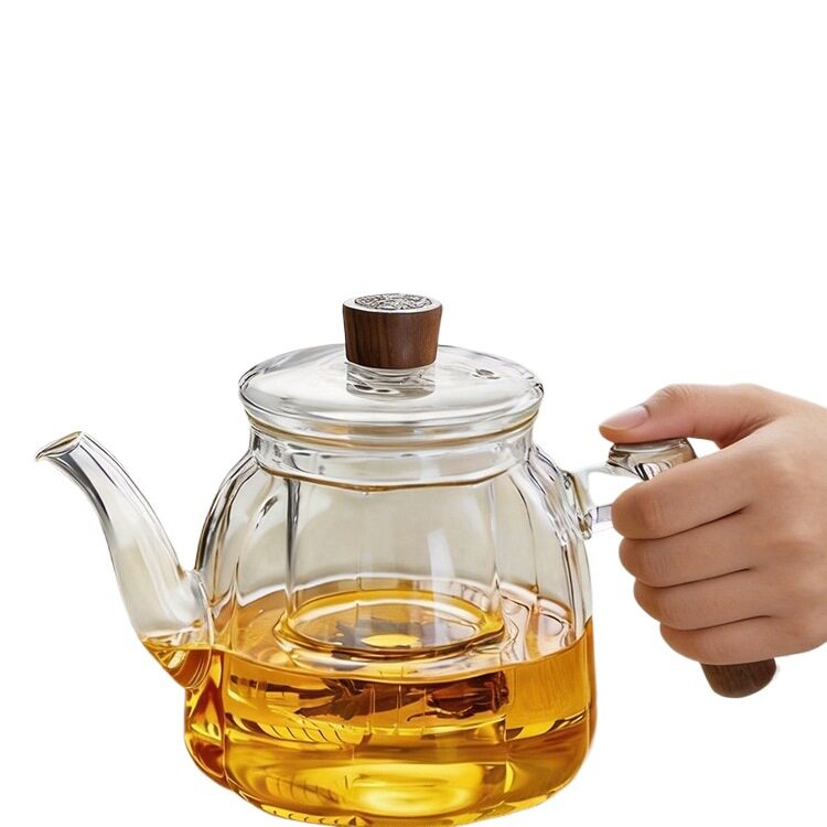 Glass household teapot for making tea 2026 new thickened high temperature resistant kettle tea water separation tea set