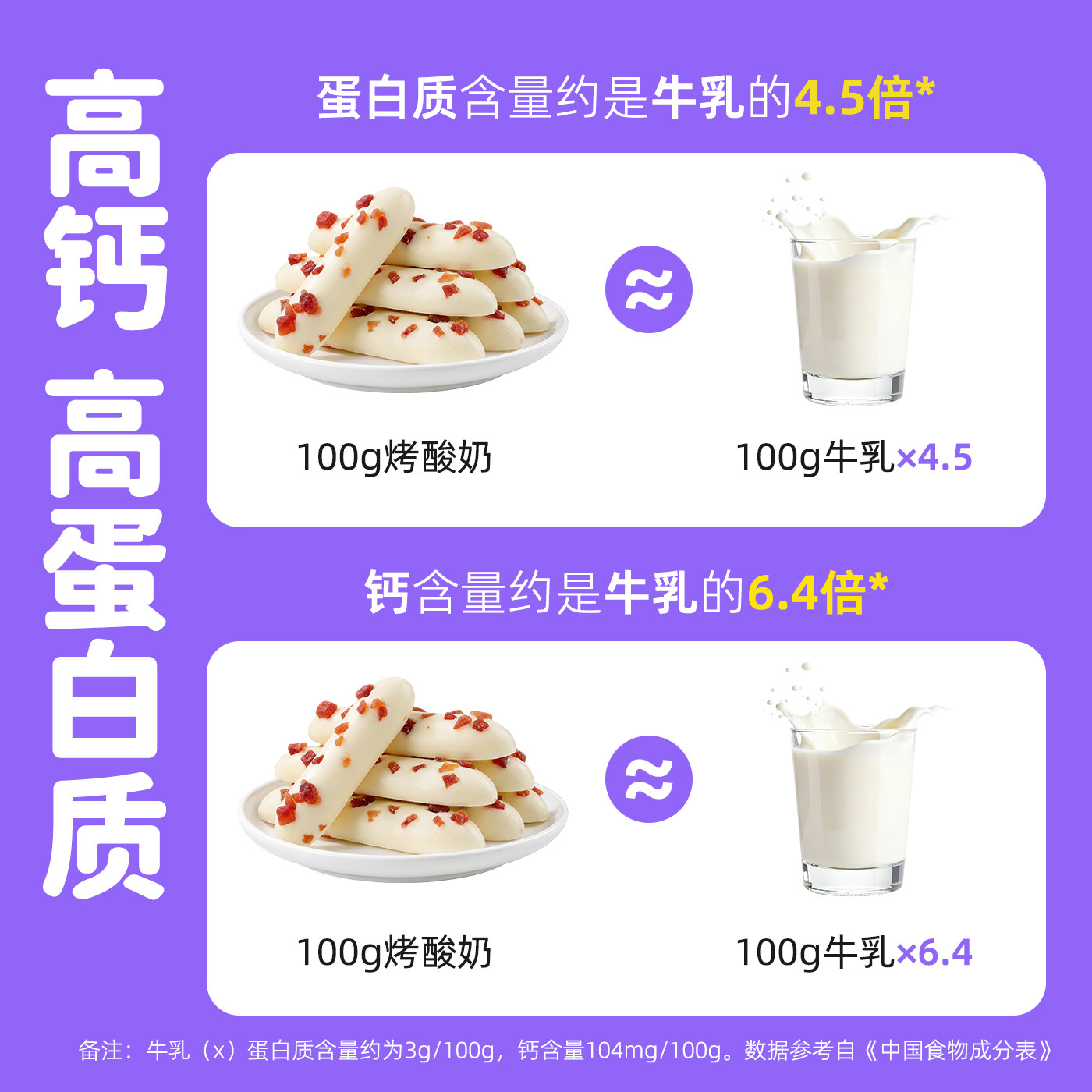 少昔牧场烤酸奶内蒙草原烤奶条奶片奶皮奶棒休闲零食儿童乳制品