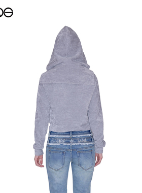 Effet de Soleil银灰色针织围巾帽女新品26秋
