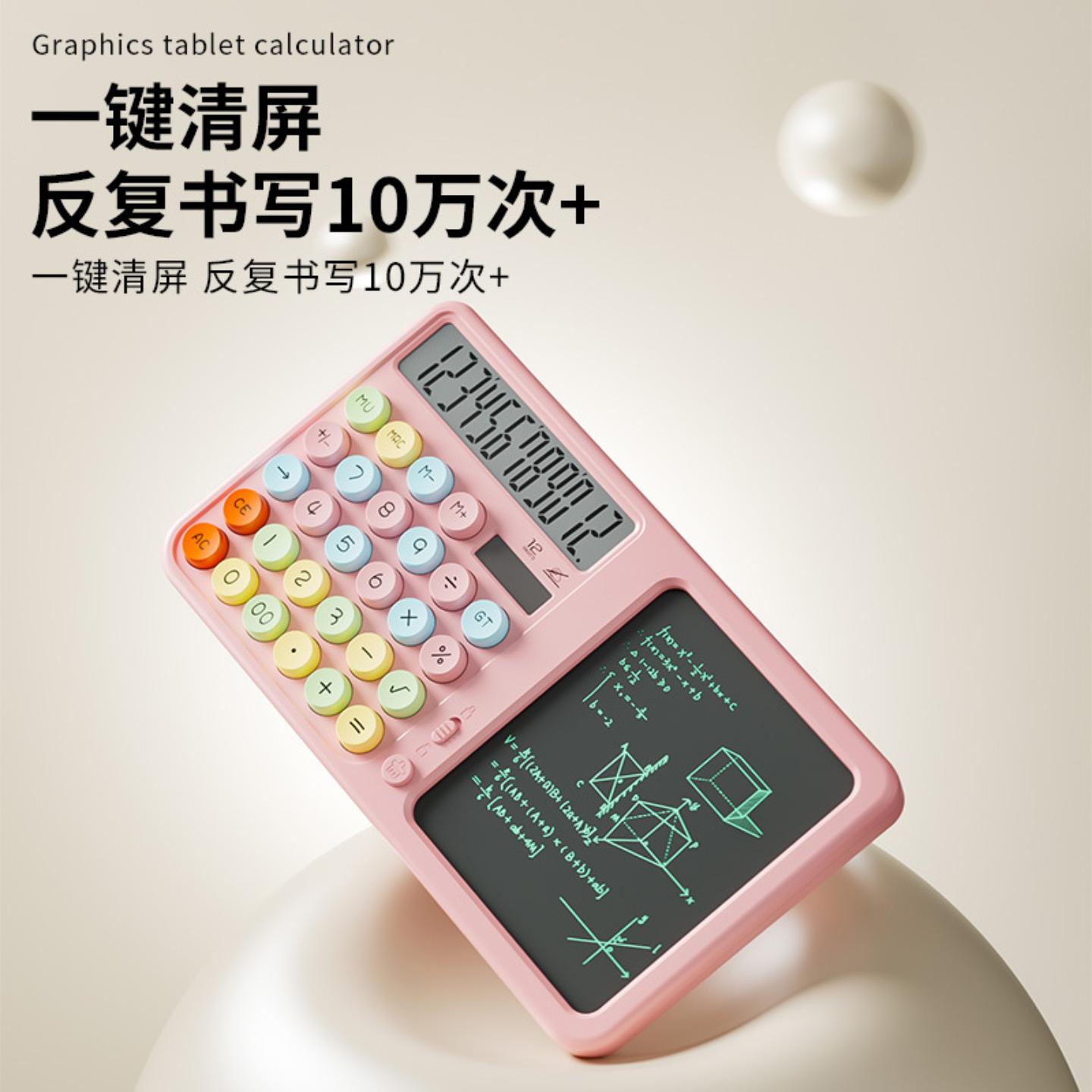 Gorgeous goddess type tablet solar calculator