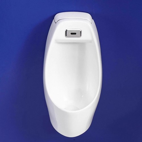 九牧小便斗家用挂墙落地式感应一体小便池陶瓷小便器配件工程商用 - 图0