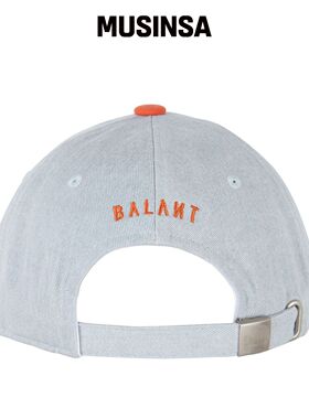 BALANT 牛仔刺绣棒球帽[橙色] MUSINSA韩国官网直邮进口