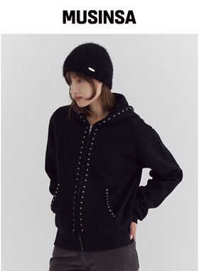 CURETTY C HAIRY BEANIE_BLACK MUSINSA韩国官网直邮进口