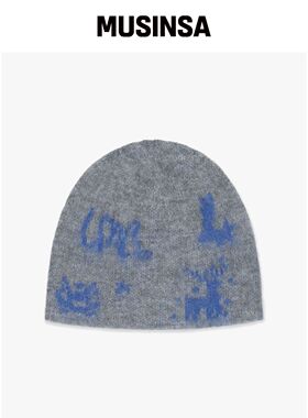 LMC GRAPHIC UNCUFFED BEANIE 炭灰色 MUSINSA韩国官网直邮进口