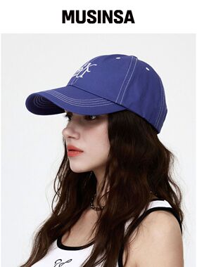 ULUK LUSIDA 贴纸棒球帽_Purple MUSINSA韩国官网直邮进口