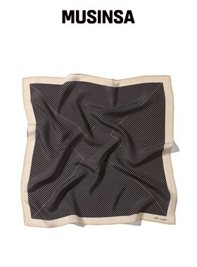 WHITE PROJECT [礼品盒]_STRIPE SILK SCARF_2CO韩国官网直邮进口