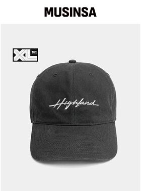 PLATEAU 大码棒球帽 XL HIGHLAND CAP 深灰色 MU韩国官网直邮进口