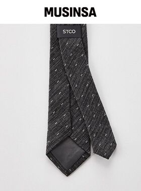 STCO 满版印花领带 灰色_SNTVZ26NAG MUSINSA韩国官网直邮进口