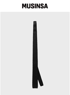 NONBLANK 针织领带_黑色 MUSINSA韩国直邮官方正品