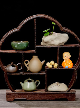 新中式茶壶博古架家居客