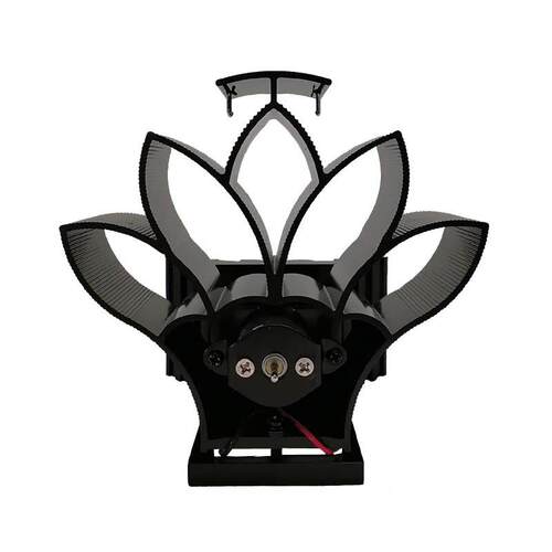 壁炉风扇新款莲花壁挂4叶Φ152热动力风扇生态木壁炉加热炉灶热风 - 图1