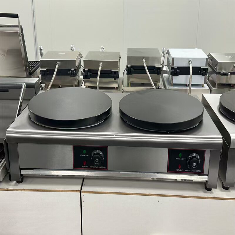 Commercial desktop electric pancake machine, pancake oven, thousand-layer pancake machine, sauce pancake, meat sandwich pancake machine, intelligent temperature control