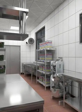 商用大型中央厨房设备全套方案中西餐厅电磁燃气厨房设备餐饮炉灶