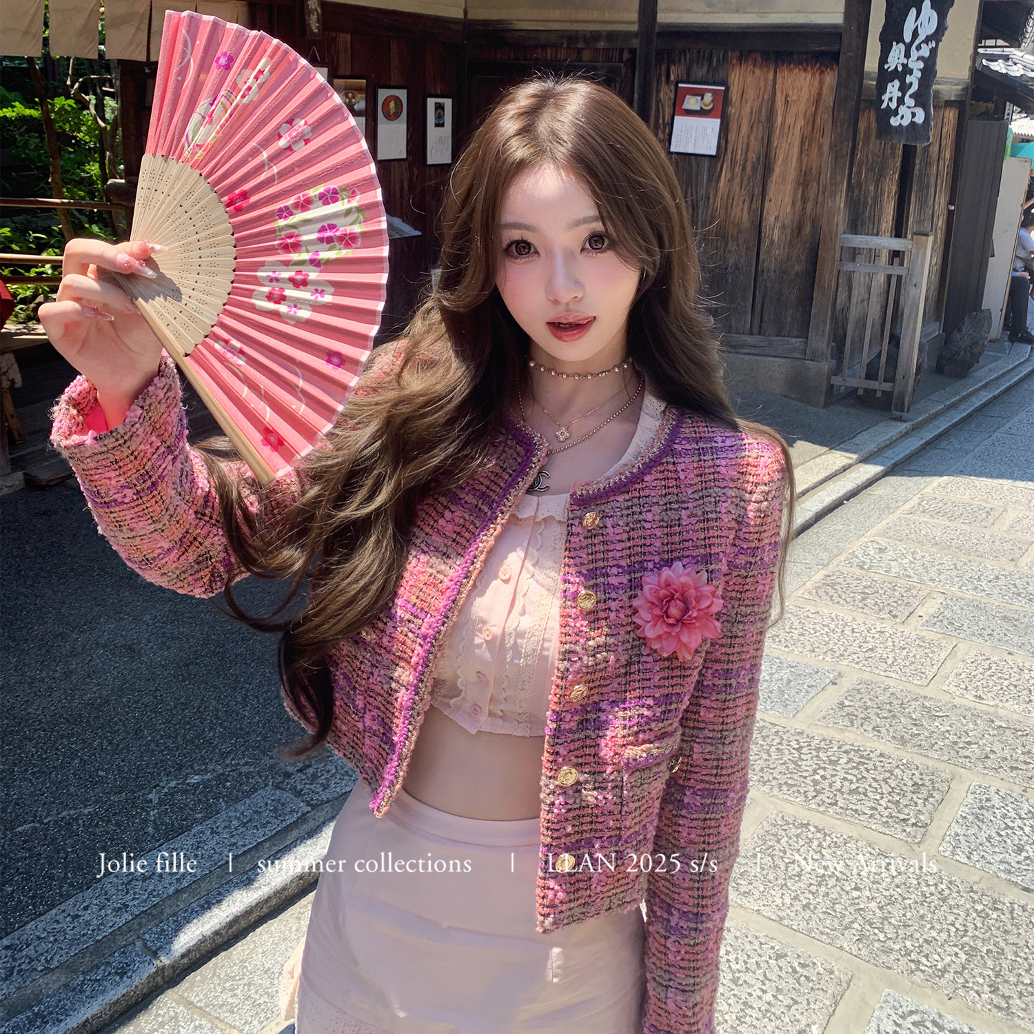 你的懒懒llan【京都假日】正肩袖舒适透气短款蕾丝衬衫+半裙套装,淘宝优惠券,粉丝福利购,淘宝优惠卷