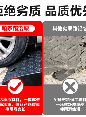 台阶垫斜坡垫马路牙子减速带橡胶路沿坡三角垫斜坡垫台阶斜坡板