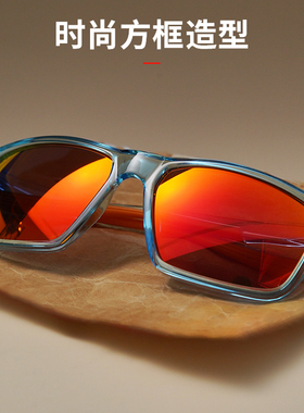 HOYA SAFETY墨镜复古户外防紫外线太阳眼镜方框百搭登山时尚男女