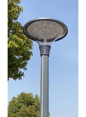 厂家直供欧式LED户外防水模组30W60W75W圆形压铸PC柱头庭院灯