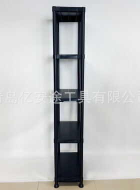 简易轻型为五层塑料置物架储物架厨房收纳架厨房储物家用货架
