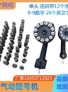 风动打钢印机手持打标机钢板打字机钢字头砸号机气动打码机