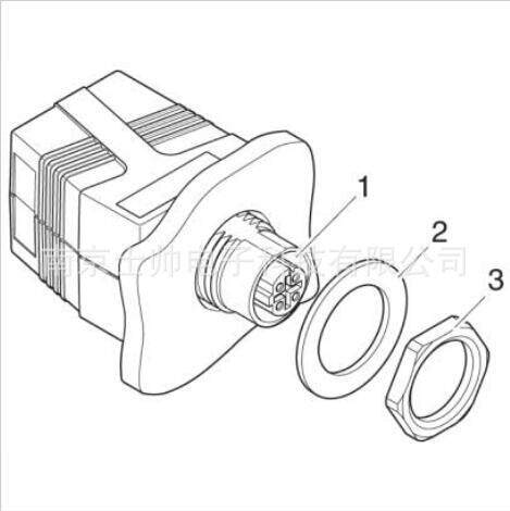 菲尼克斯 控制柜穿板式连接器 CUC-BH-M12D1PBK-S/R4BE 1414398 - 图0