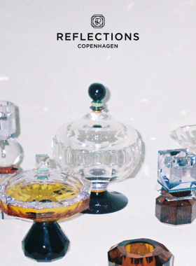 Reflections Copenhagen反射哥本哈根玄关收纳盒水晶透明储物罐