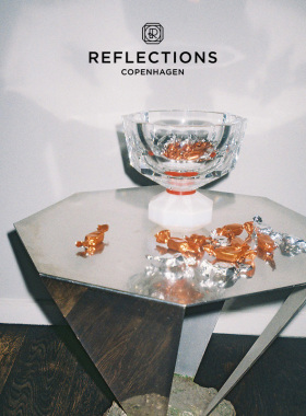 Reflections Copenhagen反射哥本哈根北欧水晶果盘果篓碗糖果盒