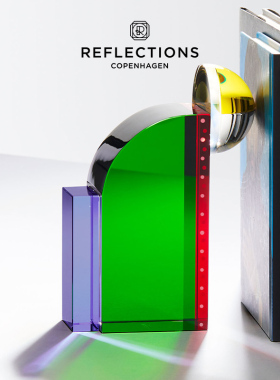 Reflections Copenhagen反射哥本哈根水晶收纳装饰创意书架书立