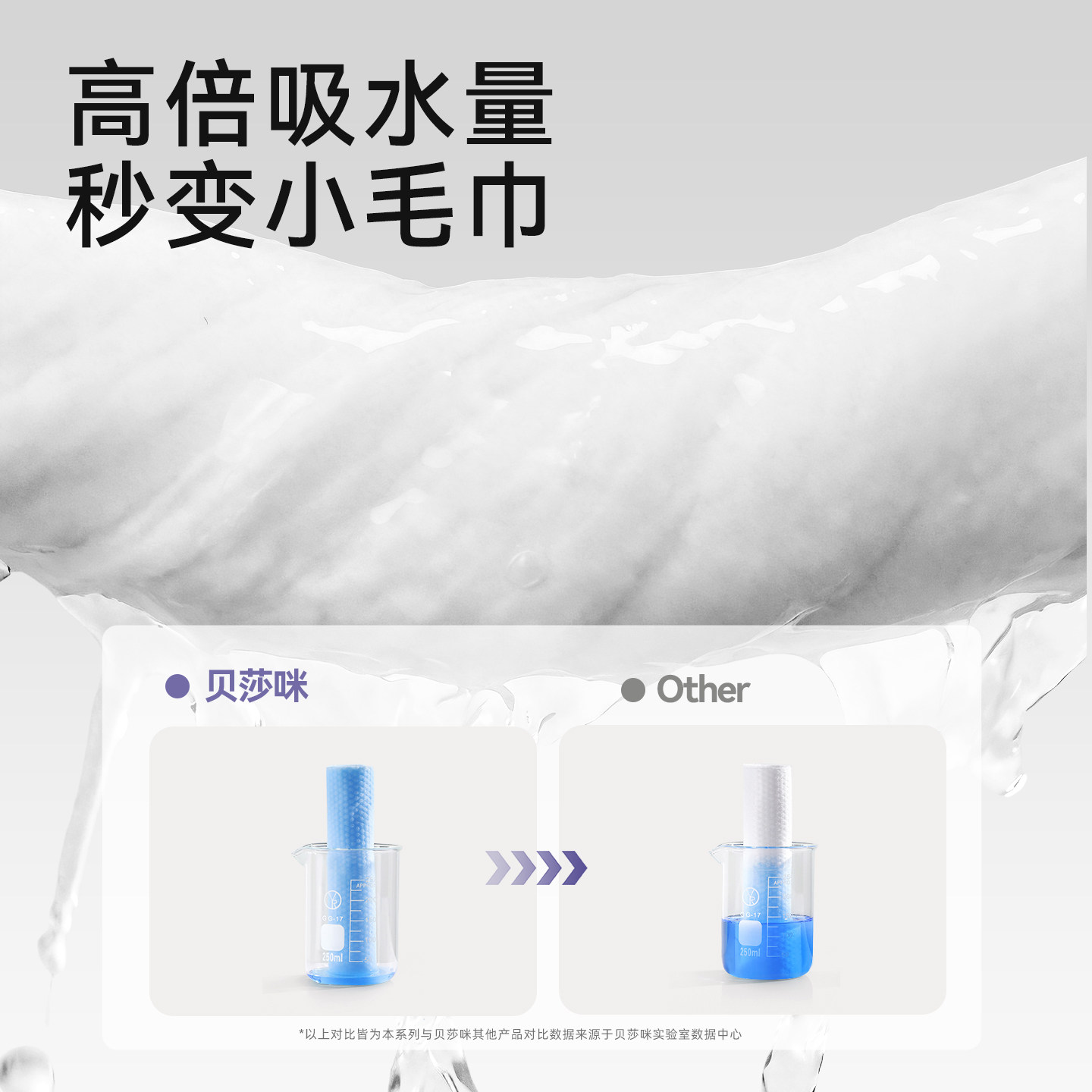 贝莎咪干湿两用绵柔巾加厚洗脸巾珍珠纹美容化妆一次性洗脸巾