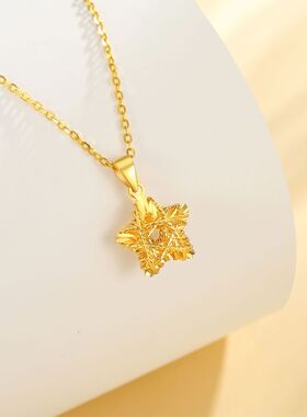 S925纯银星星锁骨链女友礼物