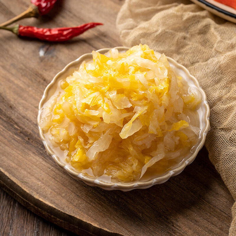 晶鲜农场东北乳酸菌酸菜黄芯切丝发酵酸菜