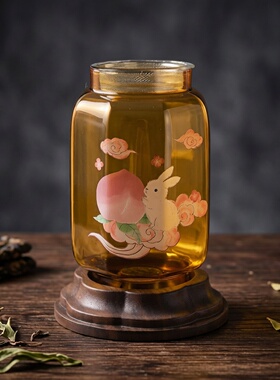 复古玻璃隔火香炉蜡烛香熏