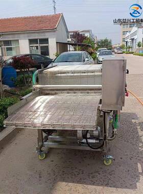 小酥肉上浆裹糠设备全自动鳕鱼排裹糠机紫薯卷304不锈钢裹糠机