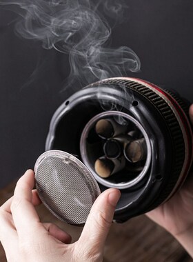 砭石莲花灸罐陶瓷大号多功能刮痧一体罐背部大火温灸罐中医扶阳罐