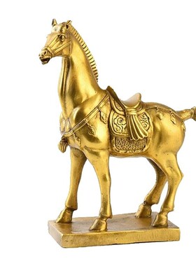 纯铜马摆件马到成功唐马铜马工艺品摆设招财家居装饰品礼品摆设