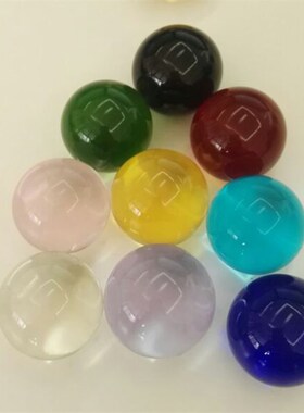 3厘米水晶球玻璃弹球魔幻球 小孩童玩耍用品鱼缸园艺玻璃珠装饰