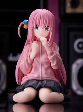 孤独摇滚坐姿后藤独手办二次元美少女波奇酱电脑机箱摆件桌面装饰