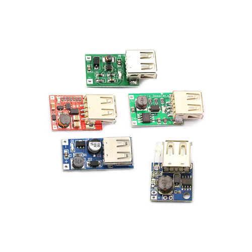 DC-DC升压稳压电源模块板USB供电电池升压板0.9V~5V升5V600MA - 图2